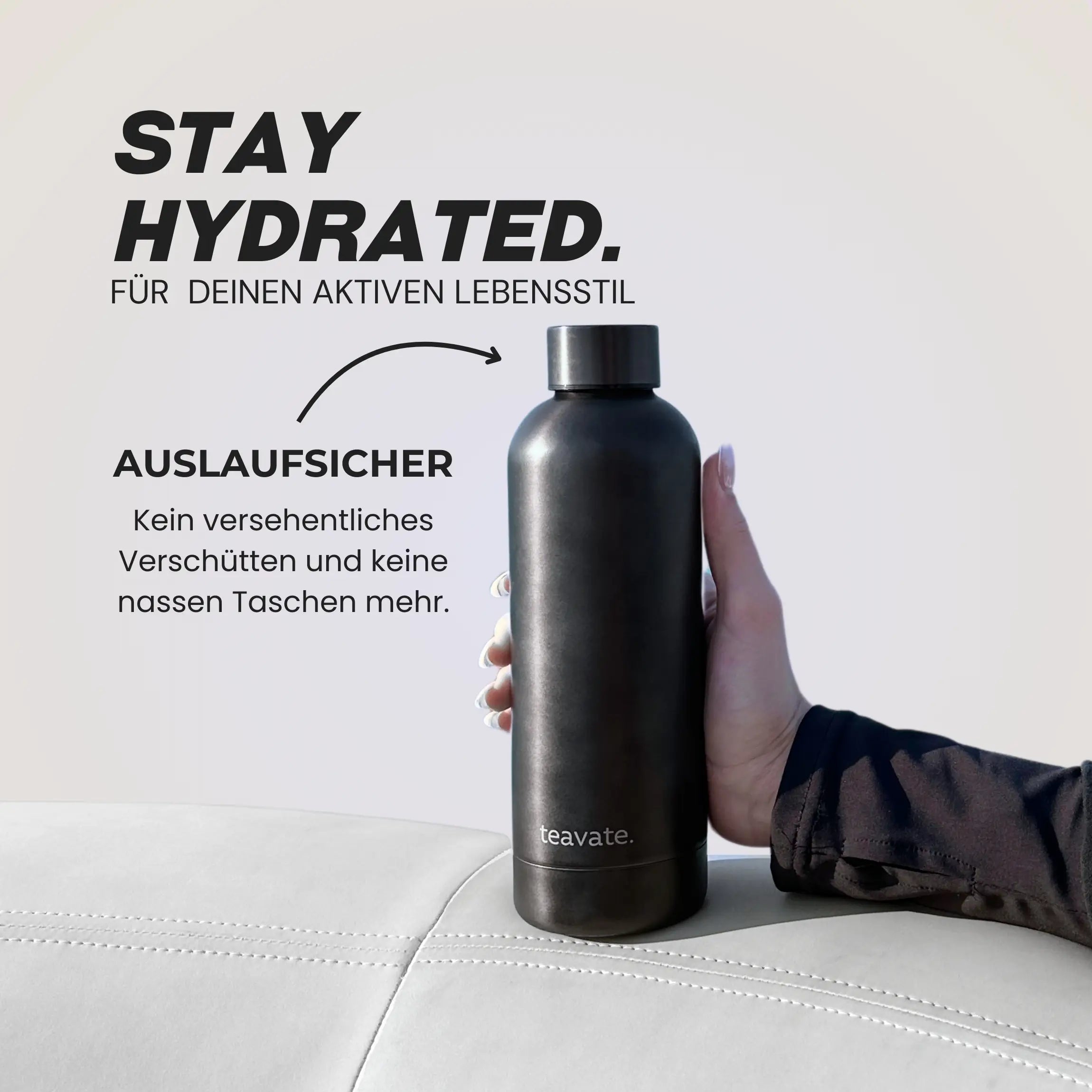 THERMO STEEL BOTTLE BRUSHED 500ML