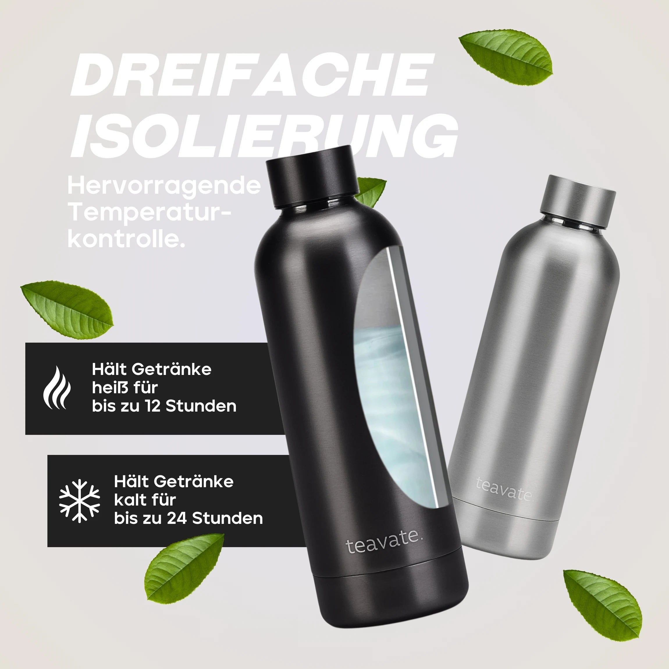 THERMO STEEL BOTTLE BRUSHED 500ML